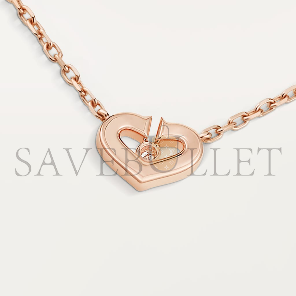 Ca*t*er heart shaped necklace b3040400